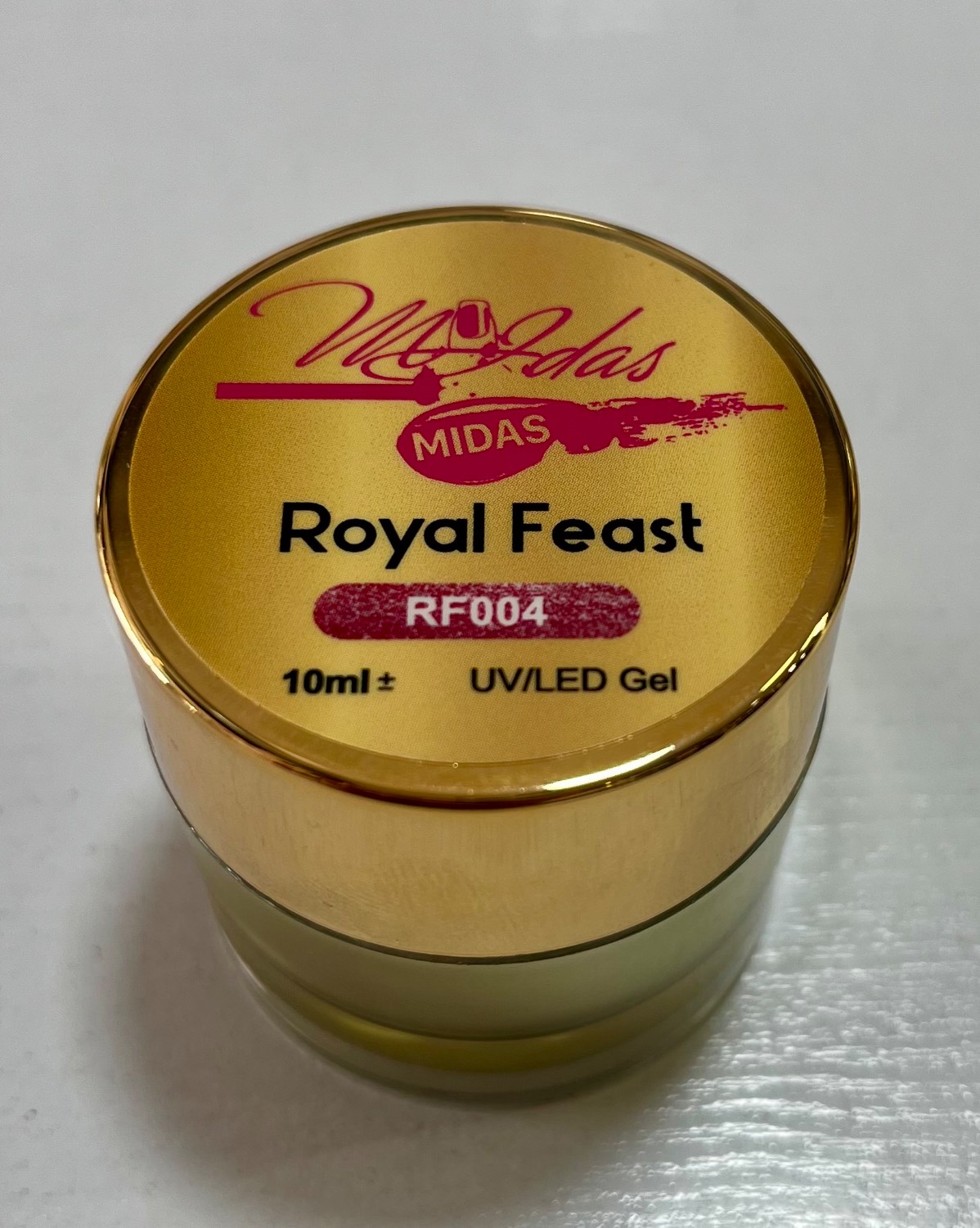 لاک ژل کاسه ای 10 گرم میداس RF004