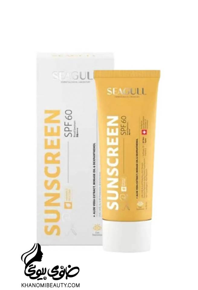 کرم ضد آفتاب  بی رنگ سی گل SPF60حجم 50میلی لیتر