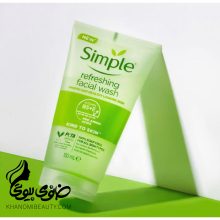 ژل شستشوی ابرسان سبز سفید سیمپلKind To Skin مدل MOISTURISING حجم 150میل