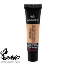 کرم پودر فاقد چربی spf 15 مات 24 ساعته 40 میل مدل DERMA شماره 103گابرینی