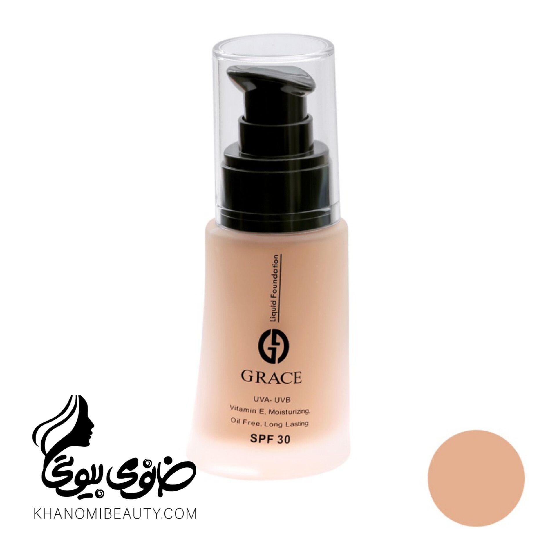 کرم پودر spf 30+ویتامین c با ماندگاری بالا گریس 304 کرم پودر spf 30+ویتامین c با ماندگاری بالا گریس 304