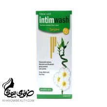 ژل بهداشتی بانوان ضد زیگیل تناسلی INTIME WASH حساس 200 میل درمولایف