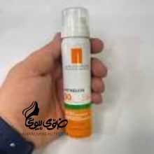اسپری ضد آفتاب Anthelios Spf50 با محافظ بالا اویل کنترل برای پوست های چرب 75 میل لاروش پوزای La Roche Posay Anthelios Invisible Anti-Shine Face Mist For Oily or Blemish Prone Skin SPF50+ 75ml