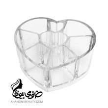 استند لوازم ارایشی طرح قلب