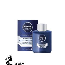 افتر شیو سورمه ای Nivea PROTECT & CARE حجم 100 میل ادکلنی نیوا