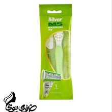 ژیلت تک چندبار مصرف سیلور من 5 لبه