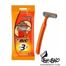 ژیلت 3 لبه 3 عددی ویتامین E پیور نارنجی بیک
