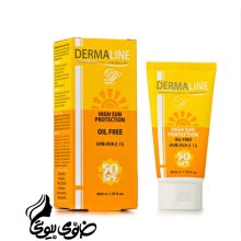 کرم ضد آفتاب ضد لک 100 میل بی رنگ درمولایف spf50