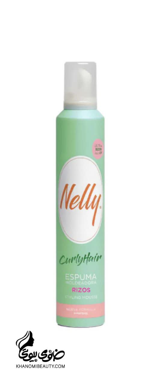 موس موی فر کننده حالت دهنده 300 میل نلی Nelly ultra rizos Mousse