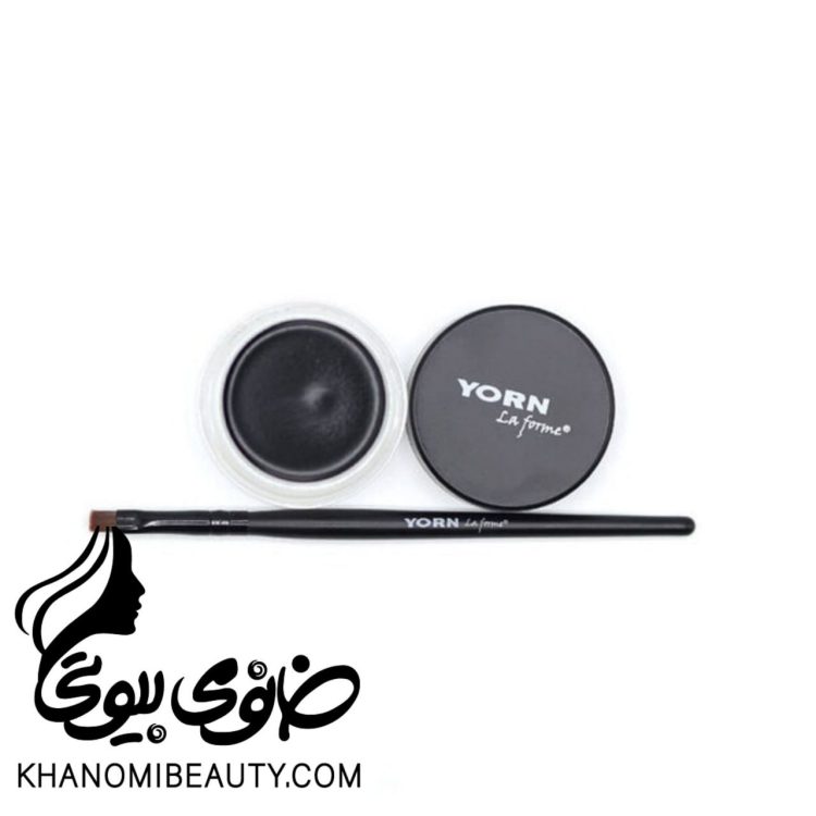 خط چشم کاسه ای با قلم یورن مشکی